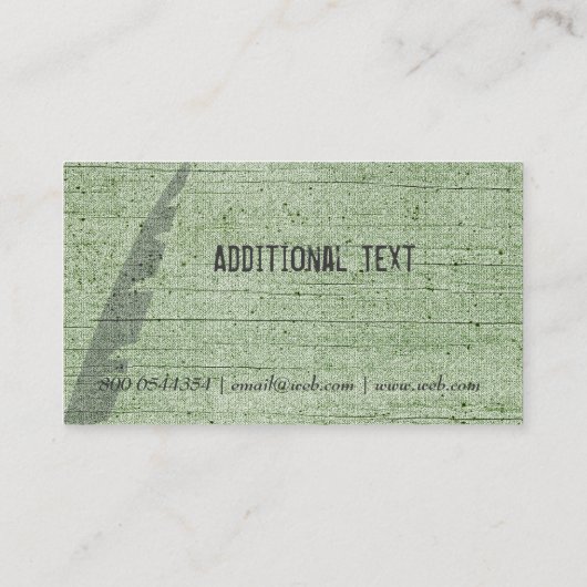 Modischer antiker visitenkarte (Rückseite)
