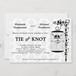 Modischer Birdcage mit elegantem Einladung