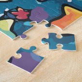Modischer Cowboy Puzzle (Seite)