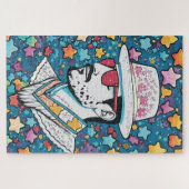 Modischer Cowboy Puzzle (Horizontal)