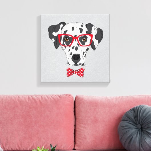 Modischer Dalmatiner Leinwanddruck (Insitu (Wohnzimmer))