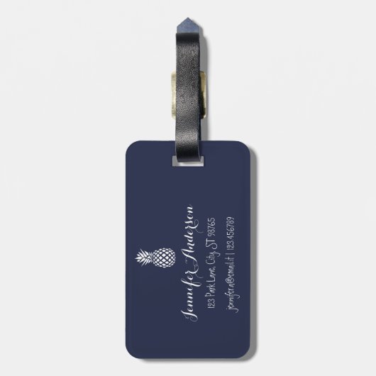 Modischer editable Hintergrund des Gepäckanhänger (Rückseite vertikal)