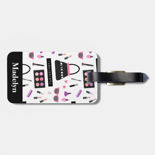 Modischer Gepäckanhänger (Rückseite horizontal)