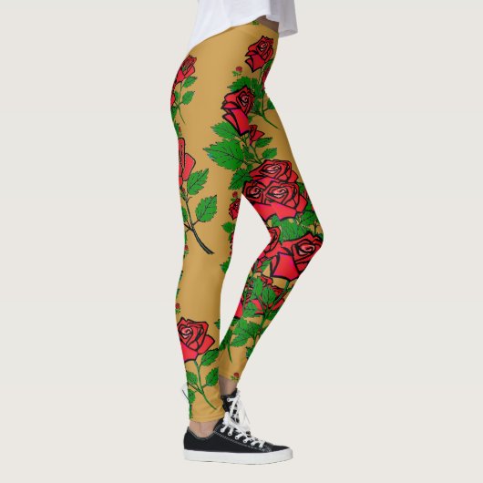 Modischer Glamour - Rose Leggings (Rechts)