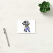 Modischer Great Dane Hipster Post-it Klebezettel (Büro)