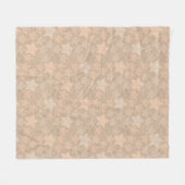 Modischer handwerklicher Hintergrund mit Sternen. Fleecedecke (Vorderseite (Horizontal))