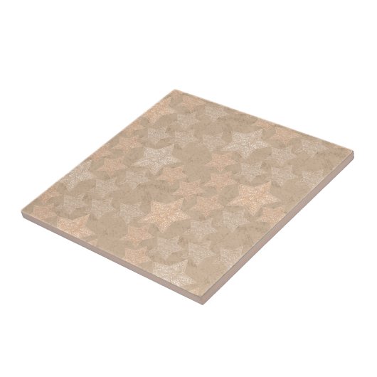 Modischer handwerklicher Hintergrund mit Sternen. Fliese (Seite)