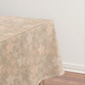 Modischer handwerklicher Hintergrund mit Sternen. Tischdecke (Beispiel)