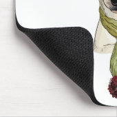 Modischer Jack Russell Terrier Hipster Mousepad (Ecke)