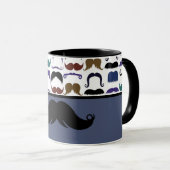 Modischer Lenkstangen-Schnurrbart-Schnurrbart Tasse (VorderseiteRechts)