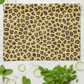 Modischer Leopard-Gepard-Druck Geschirrtuch (Gefaltet)