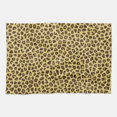 Modischer Leopard-Gepard-Druck Geschirrtuch (Horizontal)