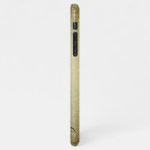 Modischer Leopard-Muster Hintergrund-Individuelle  iPhone Hülle (Linke Seite)