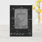 modischer moderner Entwurf der Karte (Gelbe Blume)