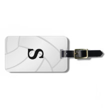 Modischer Monogramm-Volleyball-Gepäckanhänger