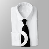 Modischer Retro Schwarzweiss-Entwurf. Gewohnheit Krawatte (Gebunden)