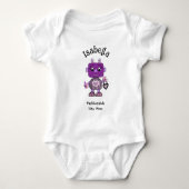 Modischer Roboter Baby Strampler (Vorderseite)
