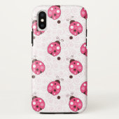 Modischer rosa Marienkäfer-Handy-Fall Case-Mate iPhone Hülle (Rückseite)