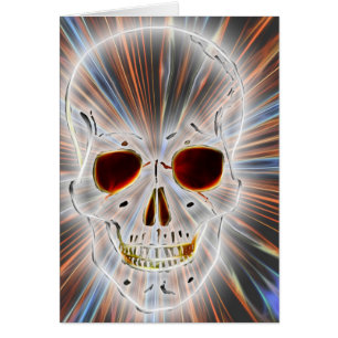 Modischer Schädel gotisch