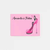 Modischer Stiletto-Schuh Diva Notizen (Vorderseite)
