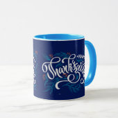 modischer Text auf Kürbis zum Erntedank Tasse (VorderseiteRechts)