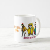 Modischer Tierkaffee Kaffeetasse (VorderseiteRechts)