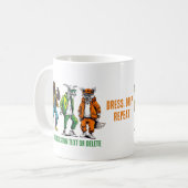 Modischer Tierkaffee Kaffeetasse (Vorderseite Links)
