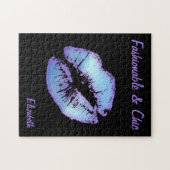 Modischer und schicker Lipstick Puzzle (Horizontal)