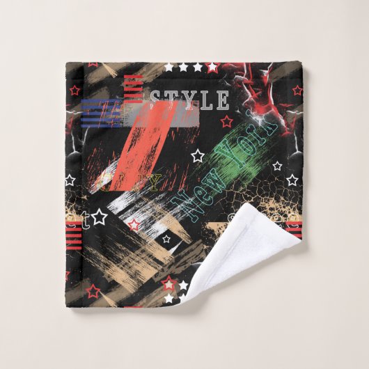 Modisches abstraktes Handtuchhandtuch Set (Waschlappen)