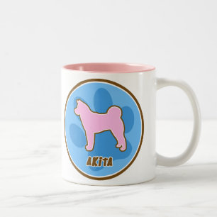 Modisches Akita Zweifarbige Tasse