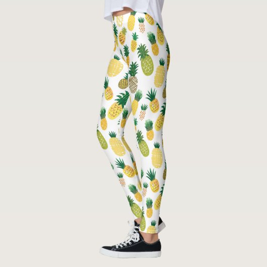 Modisches Ananas-Muster Leggings (Links)