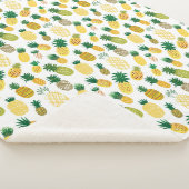 Modisches Ananas-Muster Sherpadecke (3/4)