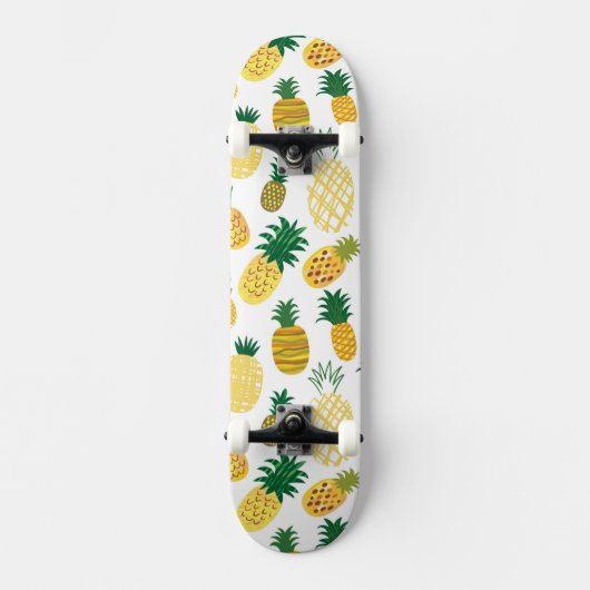 Modisches Ananas-Muster Skateboard (Vorderseite)