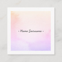 Modisches Aquarell schüren PurpleSquare