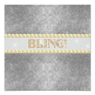 Modisches Bling! Entwurf Fotodruck