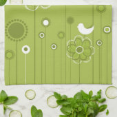 Modisches Blumen Küchentuch (Gefaltet)