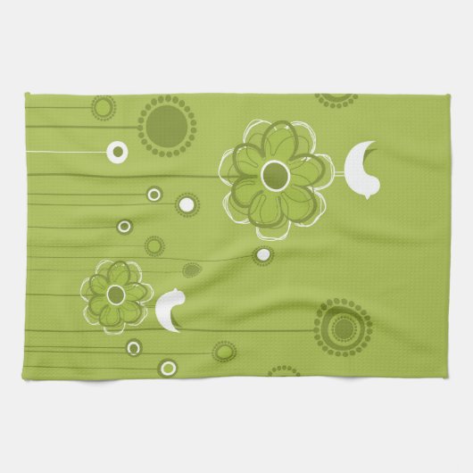 Modisches Blumen Küchentuch (Horizontal)