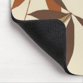 Modisches Blumenmuster Mousepad (Ecke)