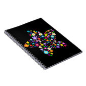 Modisches blumiges Notizbuch Notizblock (Rechte Seite)