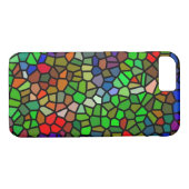 Modisches buntes Buntglas Case-Mate iPhone Hülle (Rückseite (Horizontal))