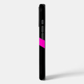 Modisches Design auf schwarzem Hintergrund Case-Mate iPhone Hülle (Rückseite / Links)