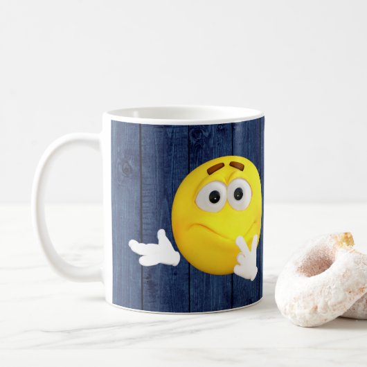 Modisches Emoji Kaffeetasse (Mit Donut)