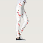 Modisches Flamingoweihnachtsren Leggings (Rechts)