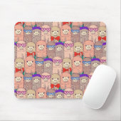 Modisches gekleidetes Lama-Muster Mousepad (Mit Mouse)