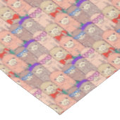 Modisches gekleidetes Lama-Muster Tischdecke (Schrägansicht)