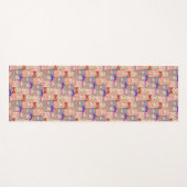 Modisches gekleidetes Lama-Muster Yogamatte (Vorderseite (Horizontal))