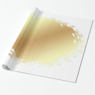 Modisches Goldblick-Licht und Schatten-eleganter Geschenkpapier