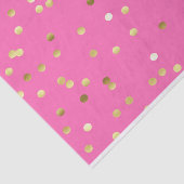 Modisches Goldfolieconfetti-Pink Seidenpapier (Ausschnitt)