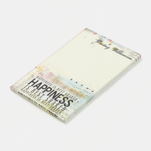 Modisches Graffiti-Anmerkungs-Papier-Highschool Post-it Klebezettel (angewinkelt)