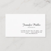 Modisches handgeschriebenes Skript für die Kalligr Visitenkarte (Vorderseite)